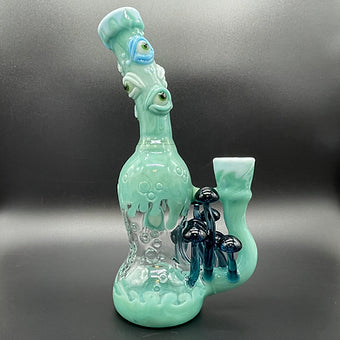 Aqua Argus Rig craftsmanship - artisan glass work