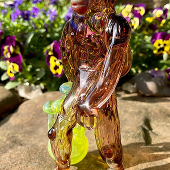 Hand-blown Sasquatch - Leviathan Glass original