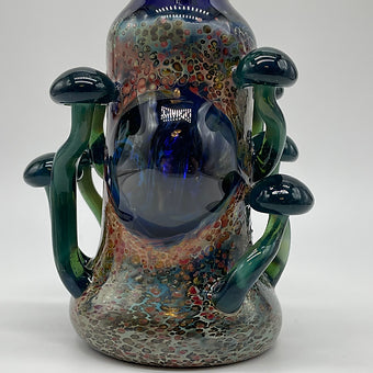 Hand-blown 14mm Mushroom Rig - Leviathan Glass original