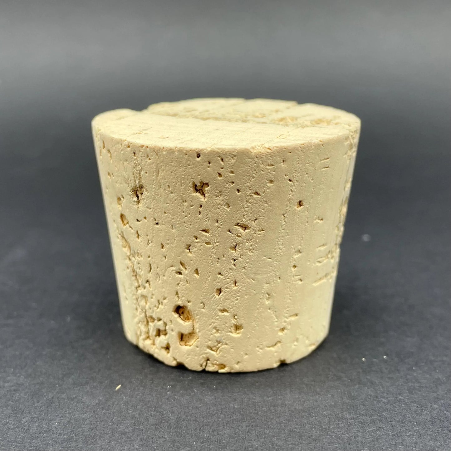 Hand-blown glass Wood Cork by Leviathan Glass