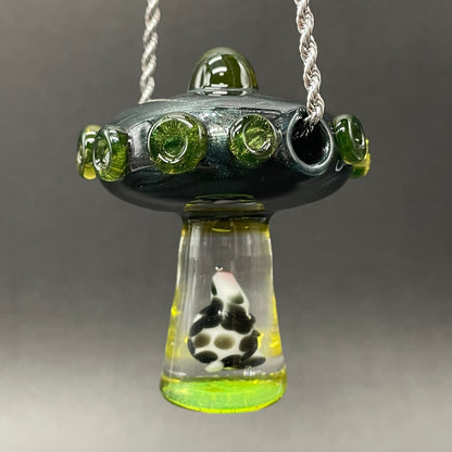 Alien abduction pendant (cow)