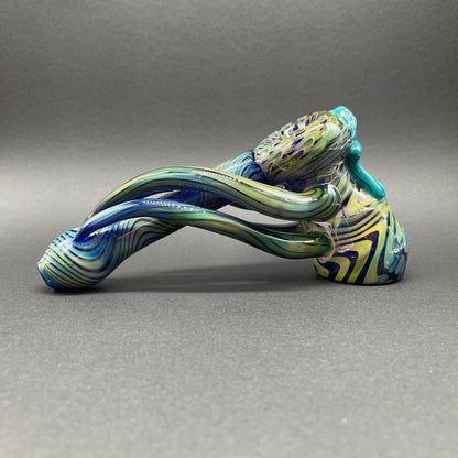 Screaming tentacle bubbler craftsmanship - artisan glass work