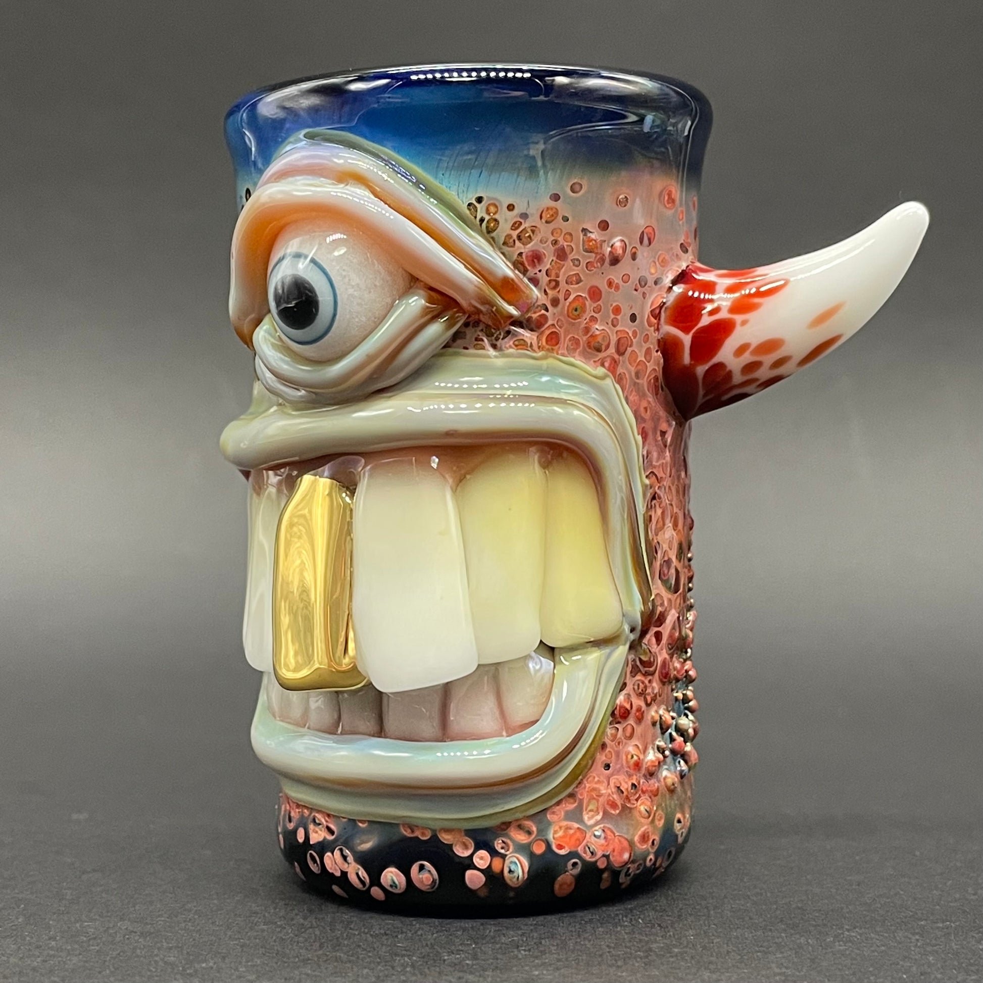 Leviathan Glass Big tooth Cyclops shot glass - hand-blown art