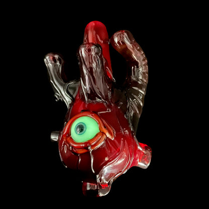 Hand-blown Anatomical heart spoon - Leviathan Glass original