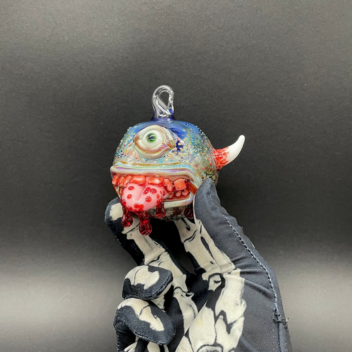 Hand-blown Bloody Mary ornament - Leviathan Glass original