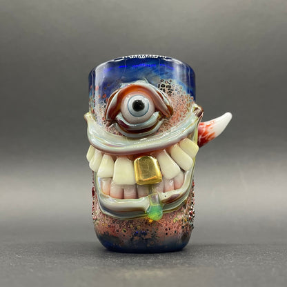 Smiley face shot glass