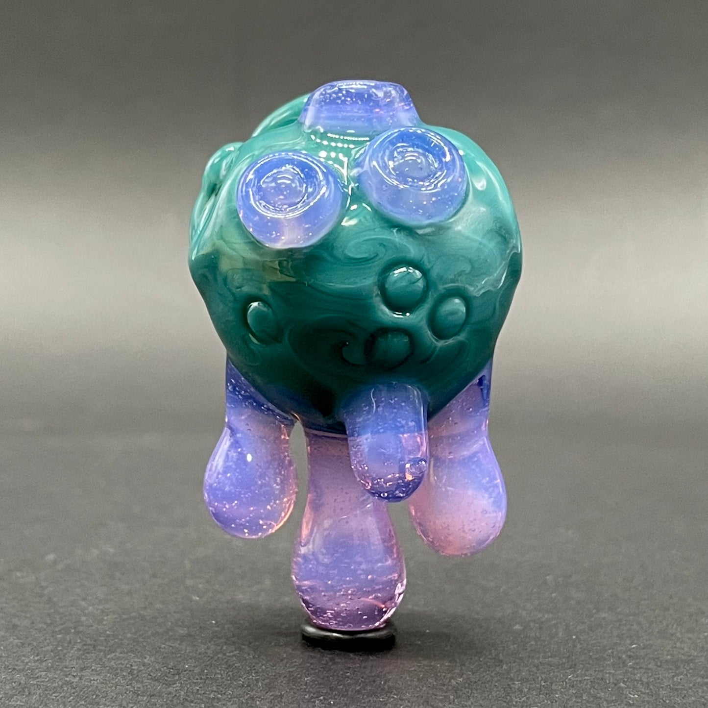 Dripping with sarcasm glass pendant