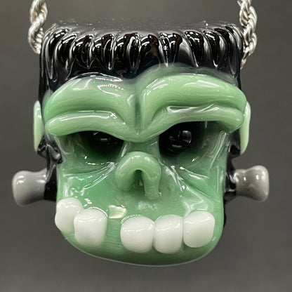 Glass Frankenstein pendant