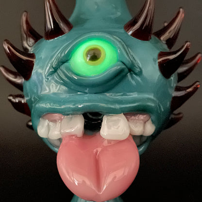 Premium Tongue downdraft incense burner - collectible glass art