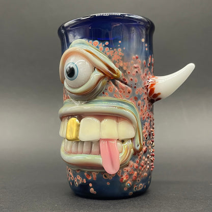 Cyclops shot glass glass art - premium handcrafted piece
