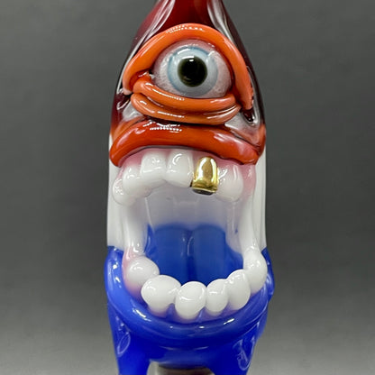 Leviathan Glass Calm like a bomb pop - hand-blown art