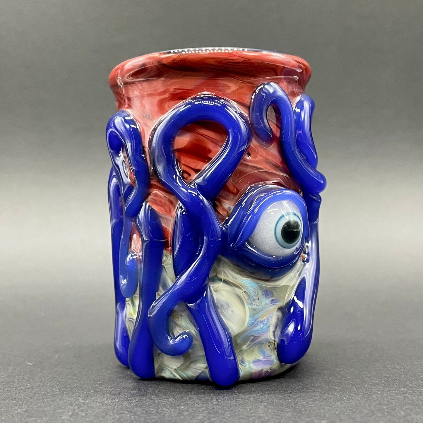 kraken glass cup craftsmanship - artisan glass work