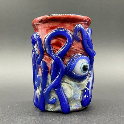 kraken glass cup craftsmanship - artisan glass work
