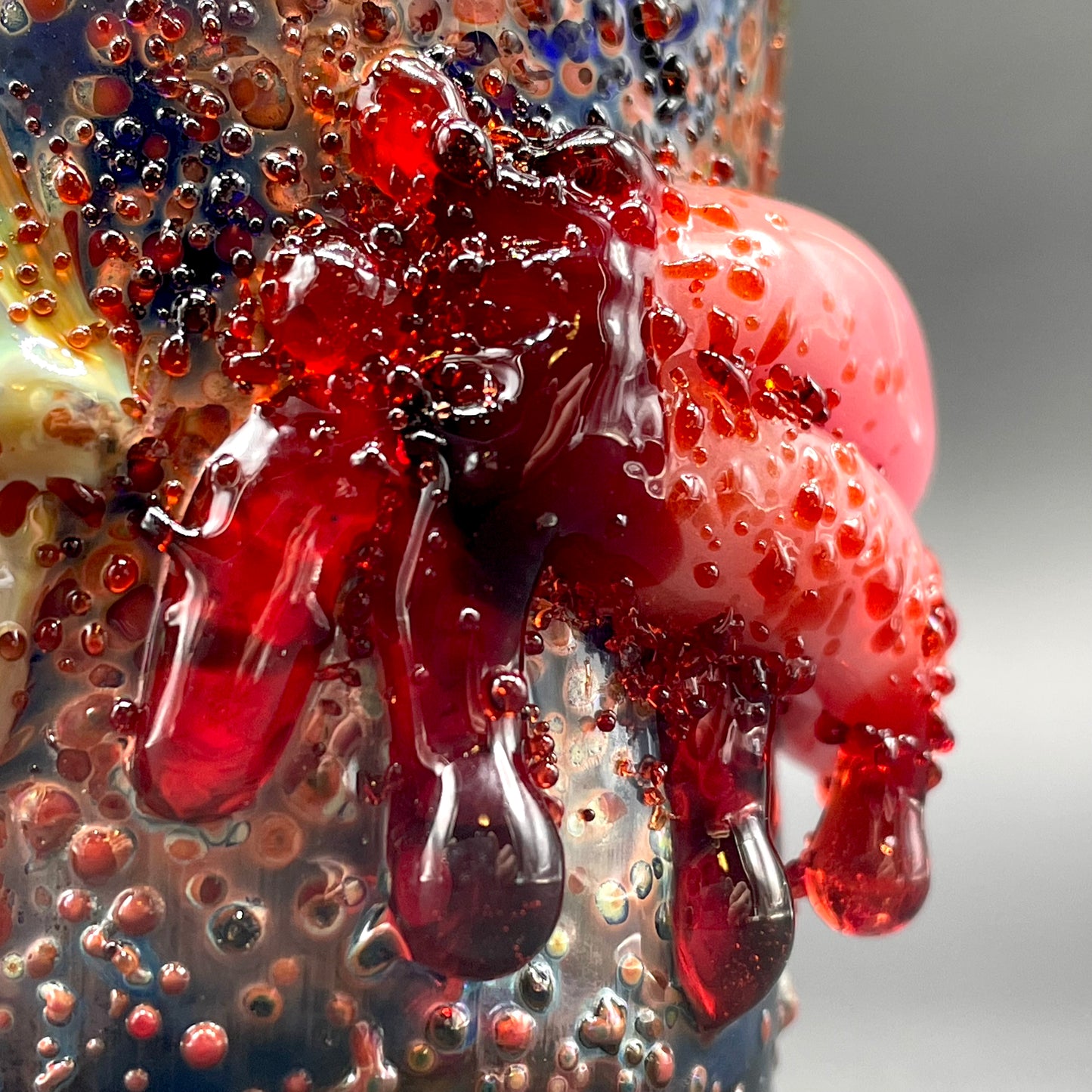 Leviathan Glass Bite your tongue shot glass - hand-blown art