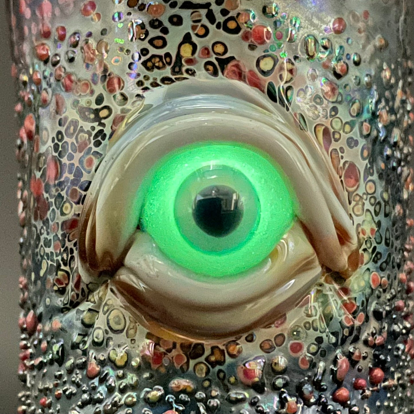 Single Glow In The Dark Eye shot glass