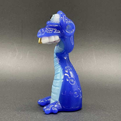 Cyclopsasarus glass pendant hand blown glass art - Leviathan Glass