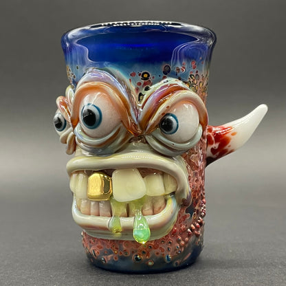 Triclops shot glass