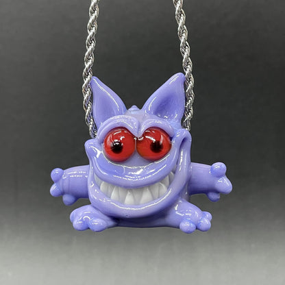 Gengar Pokémon glass pendant