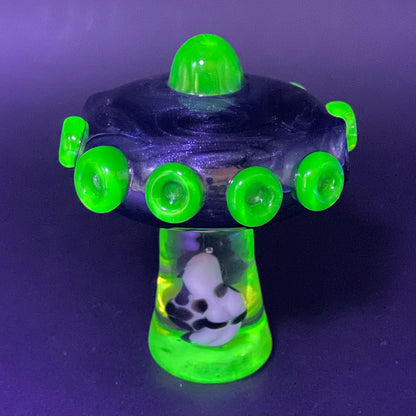 Alien abduction pendant (cow)