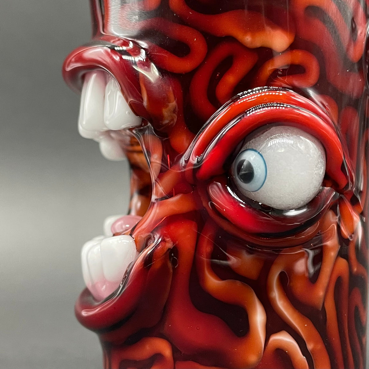 mind scrambler shot glass glass art - premium handcrafted piece
