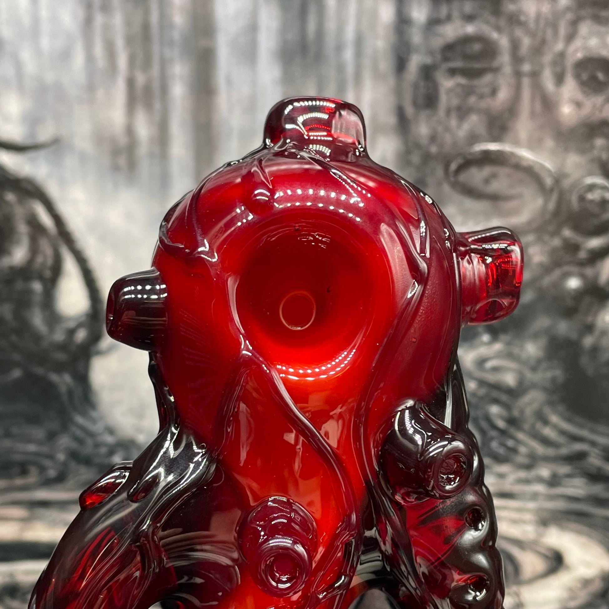 Hand-blown Anatomical heart spoon - Leviathan Glass original