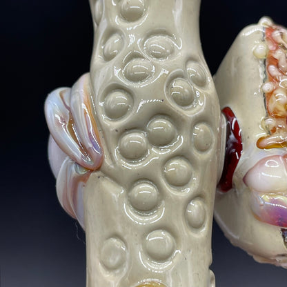 Hand-blown Pizza Is for Lovers – Matching Chillum Set - Leviathan Glass original