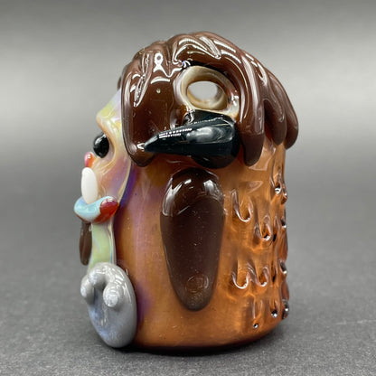 Glass Ludo Pendant glass art - premium handcrafted piece