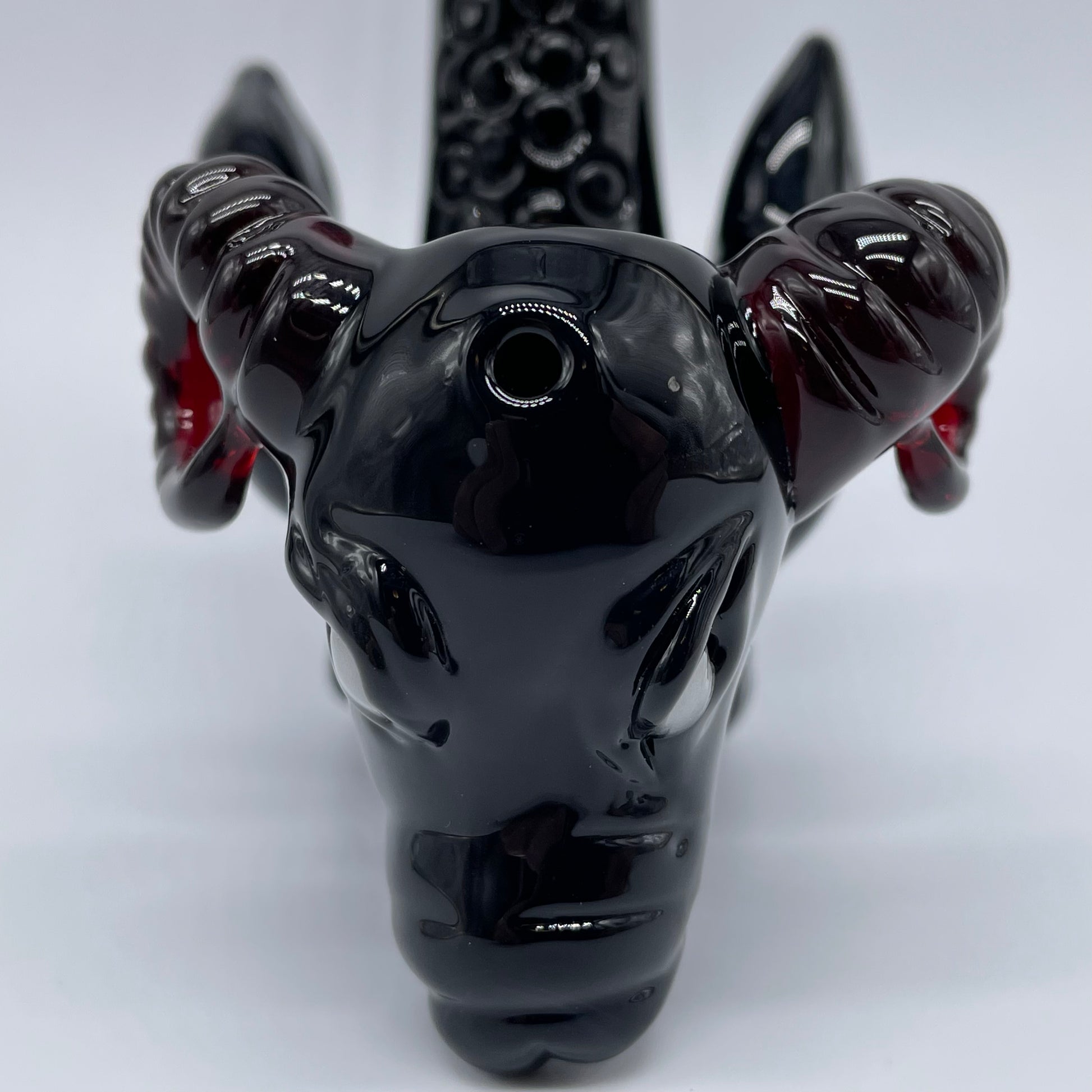 Hand-blown Demon dog Sherlock - Leviathan Glass original