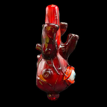 Hand-blown Anatomical heart spoon - Leviathan Glass original