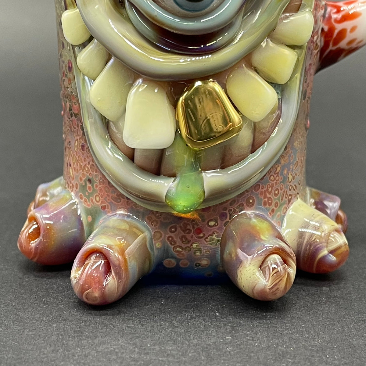 Leviathan Glass Twinkle toes shot glass - hand-blown art