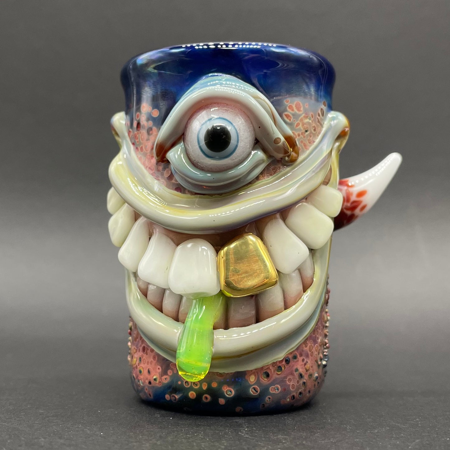 Smiley face shot glass