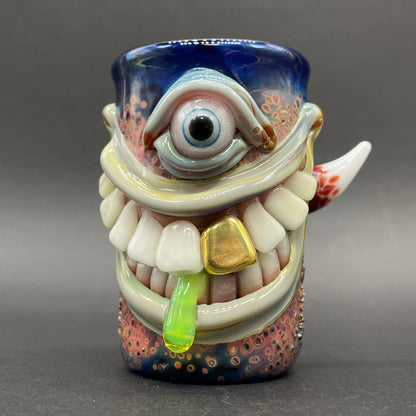 Smiley face shot glass
