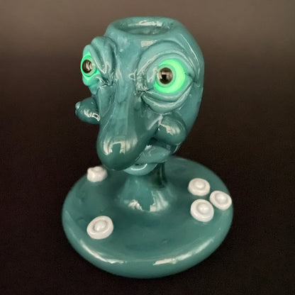Shnozzle incense burner by Leviathan Glass - artisan detail