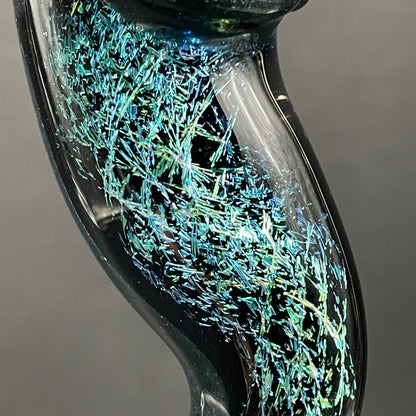 Hand-blown Dichroic tentacle pendant - Leviathan Glass original