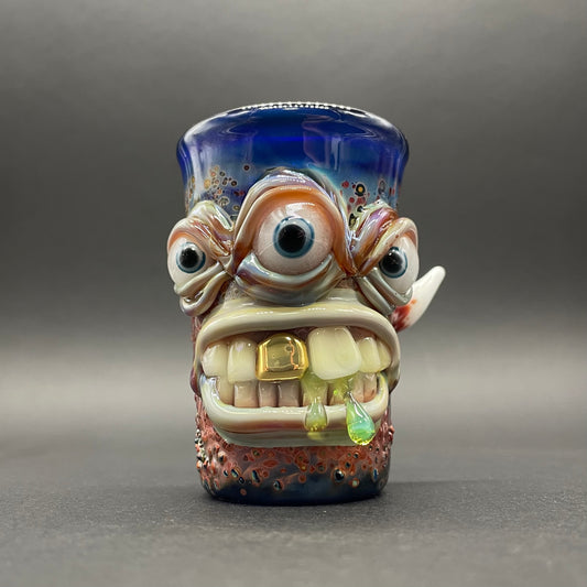 Triclops shot glass