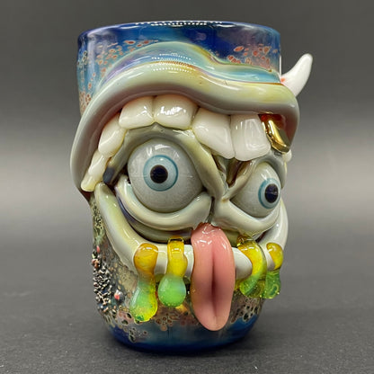 Hungry eyes monster shot glass