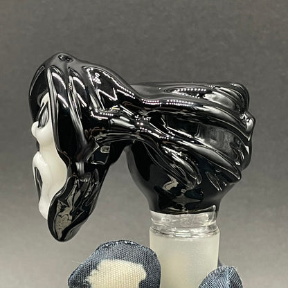 Premium 18mm scream slide - collectible glass art