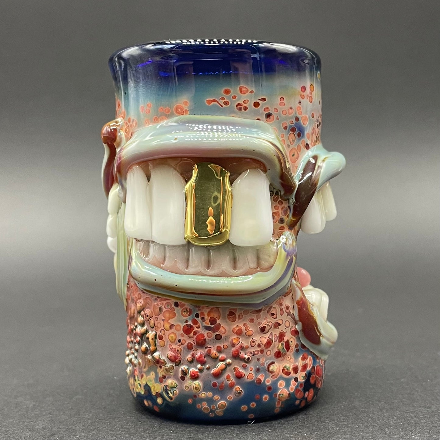 Leviathan Glass Too many mouths to feed shot glass - hand-blown art