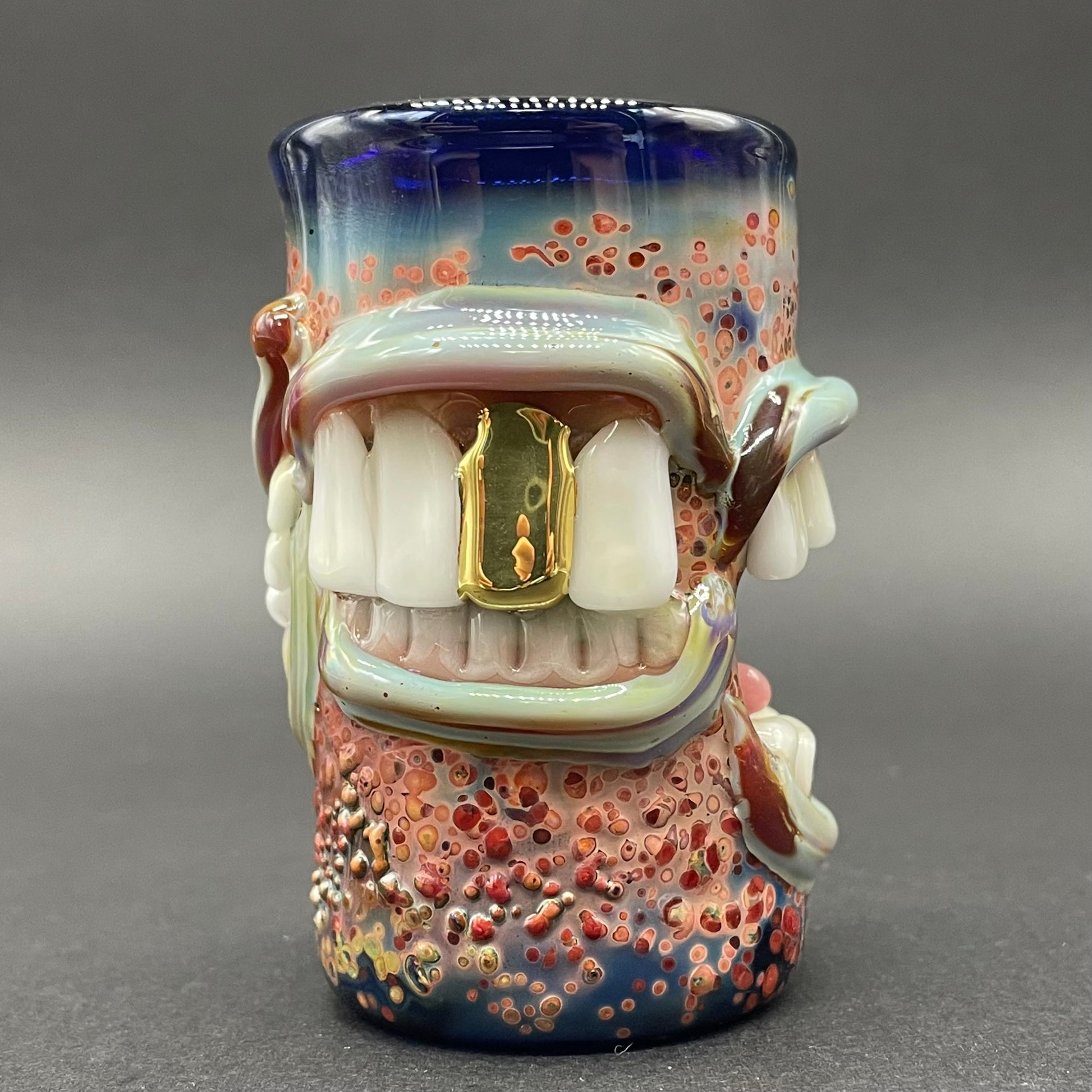 Leviathan Glass Too many mouths to feed shot glass - hand-blown art