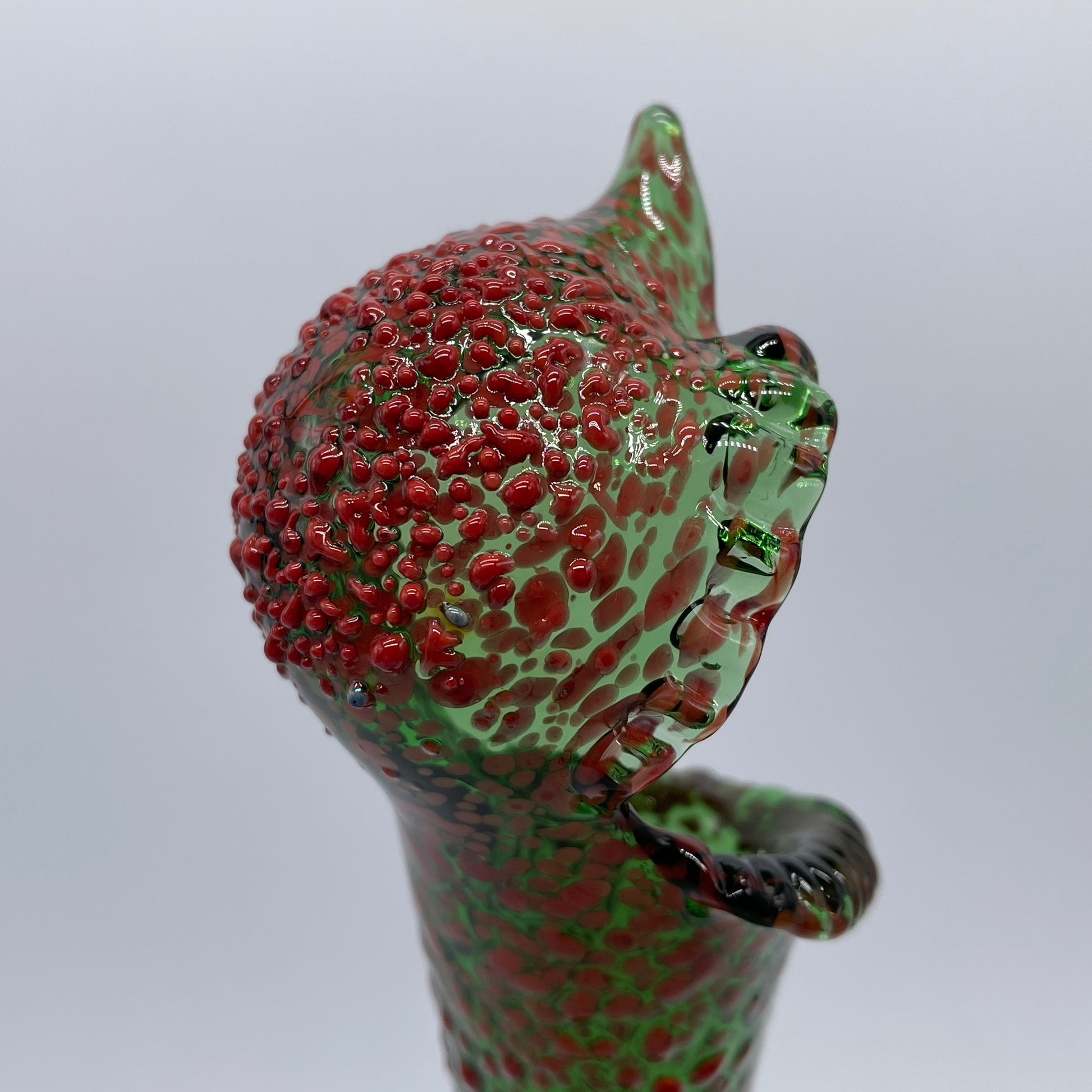 Premium Pitcher plant sculpture - collectible glass art