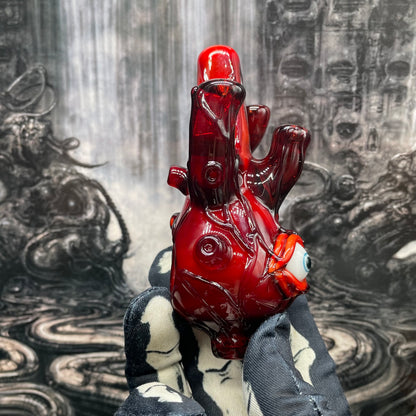 Leviathan Glass Anatomical heart spoon - hand-blown art