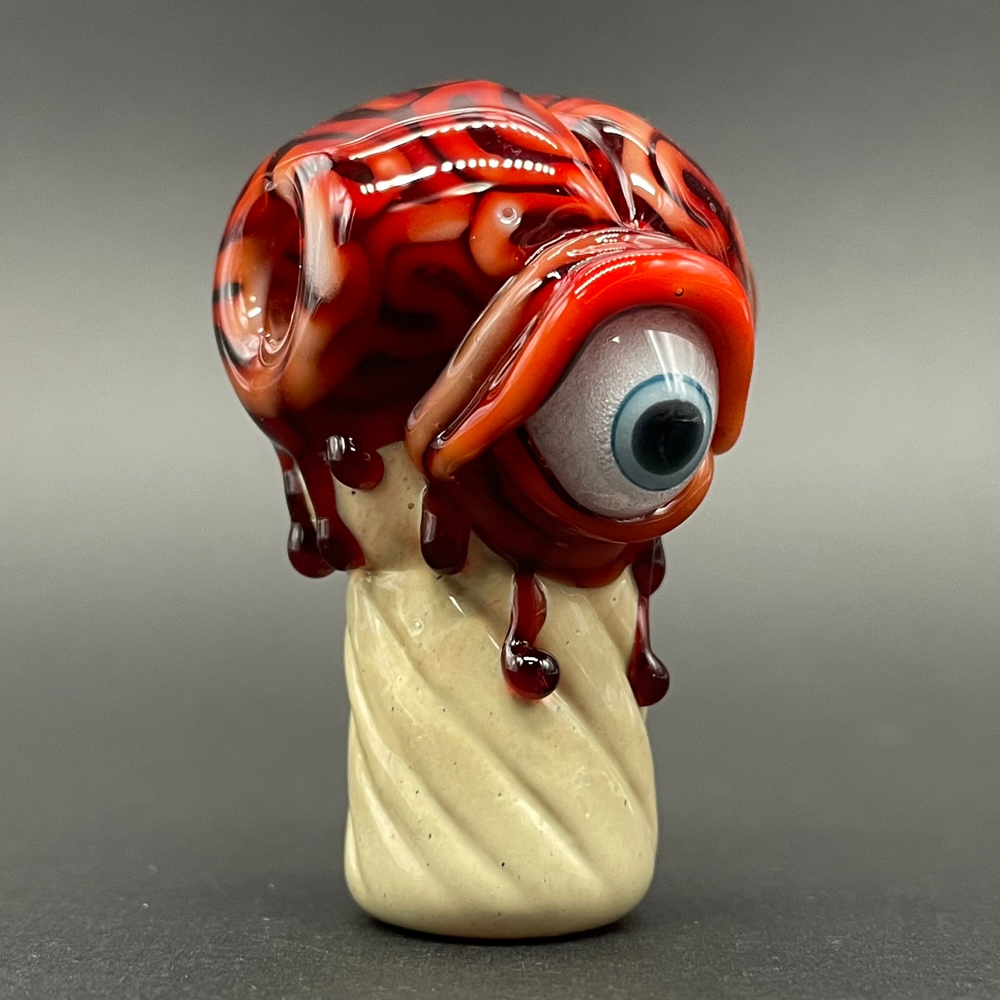 Brain cone pendant craftsmanship - artisan glass work