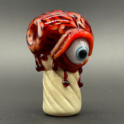Brain cone pendant craftsmanship - artisan glass work