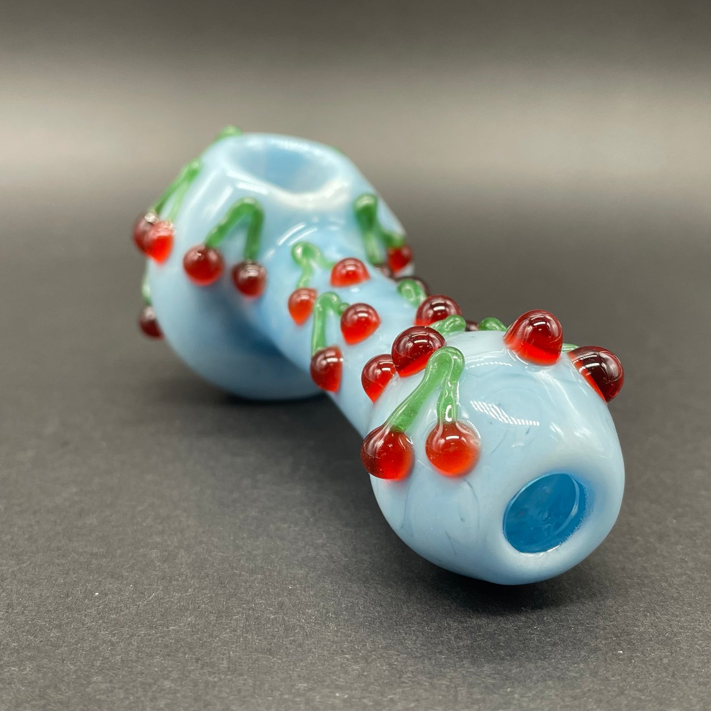 Premium Cherry bomb spoon - collectible glass art
