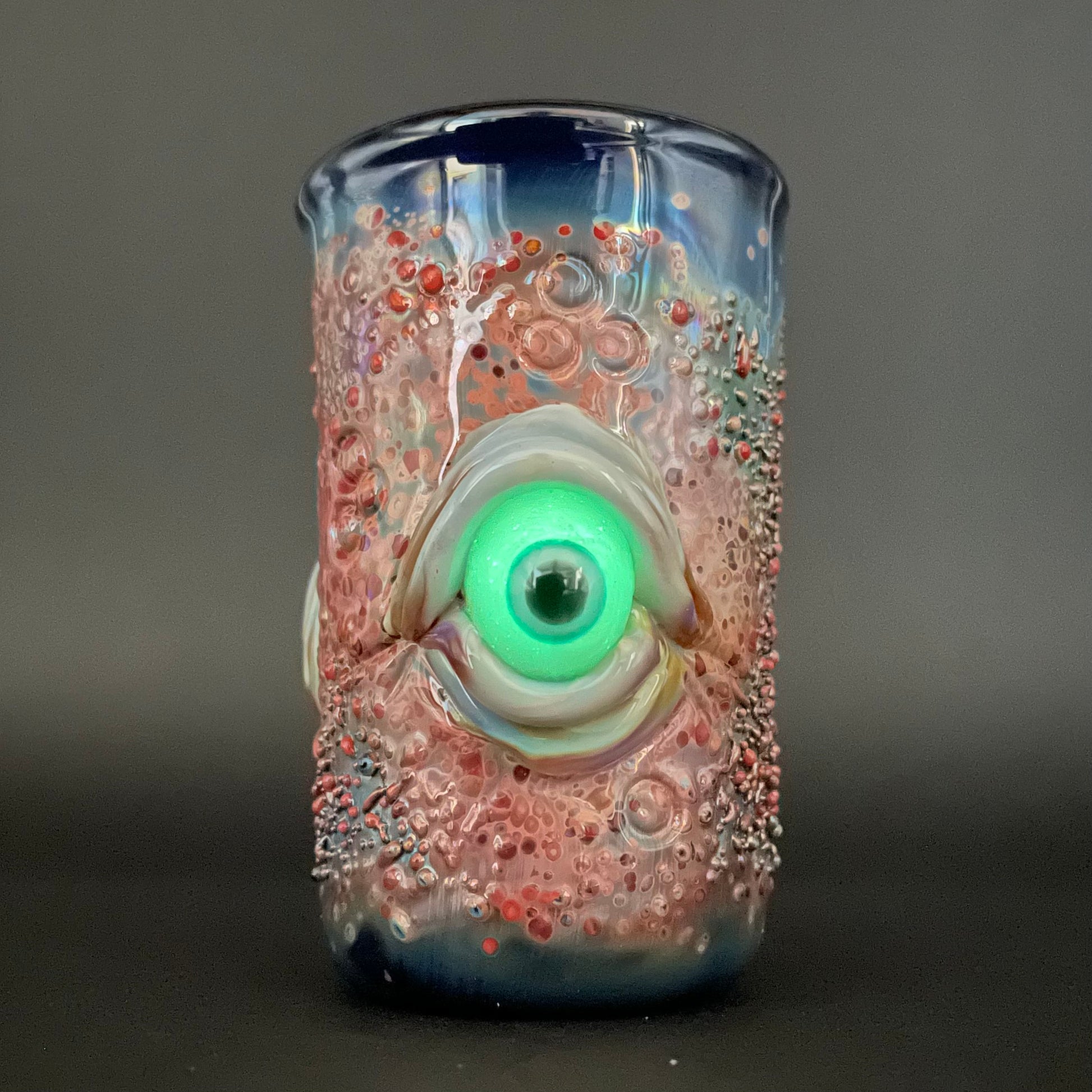 Hand-blown Lemmy kilmister shot glass - Leviathan Glass original