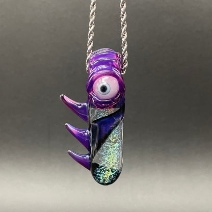 Royal jelly dichroic cyclops pendant