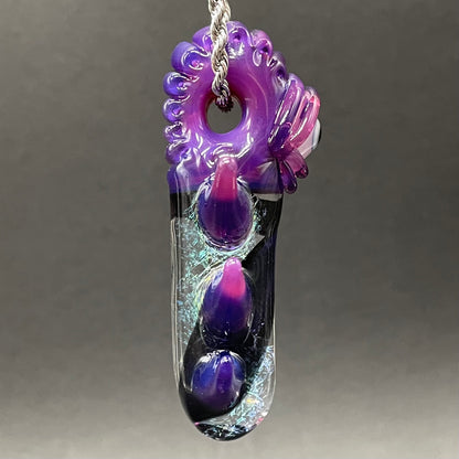 Royal jelly dichroic cyclops pendant