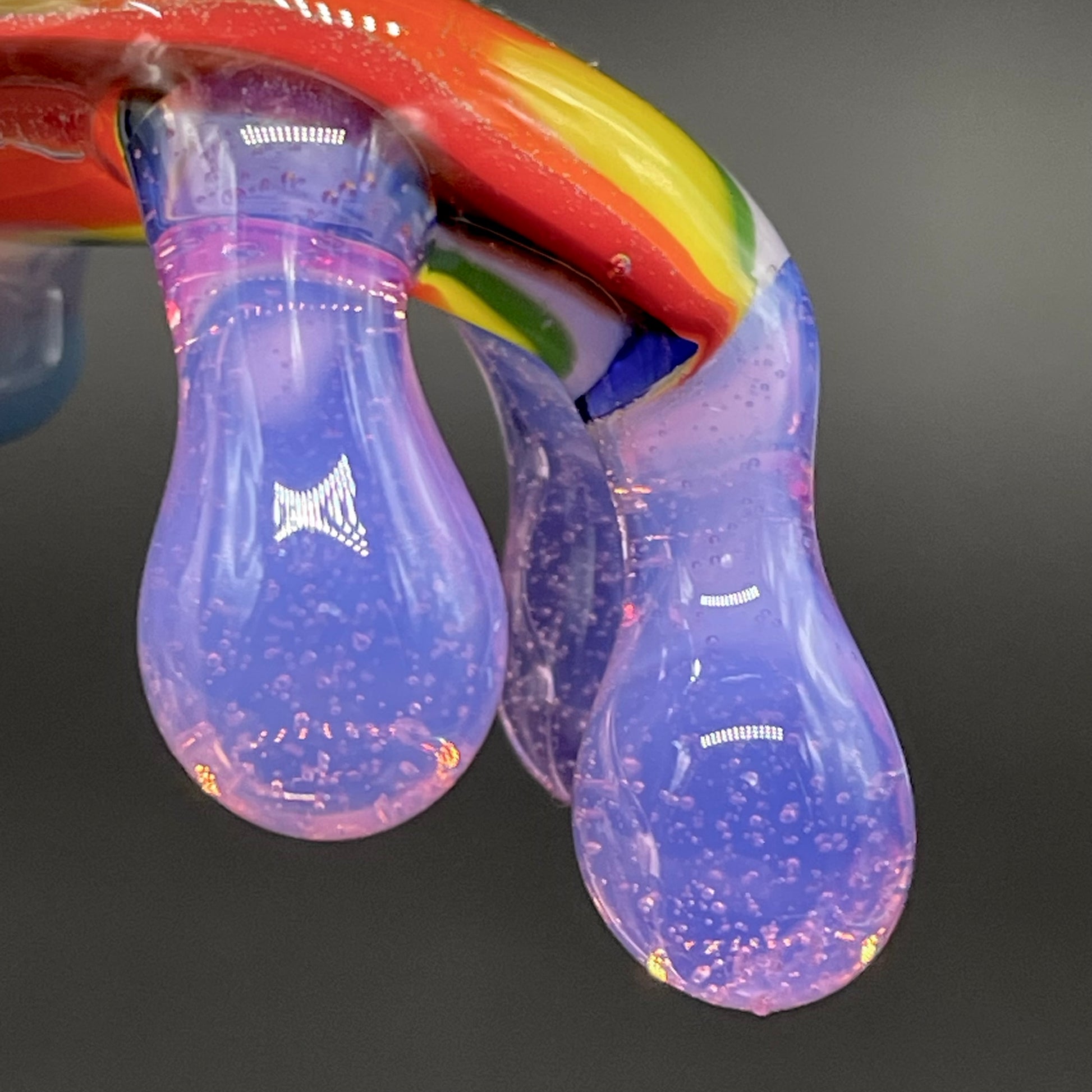 Hand-blown 18mm Kool aid tongue slide - Leviathan Glass original