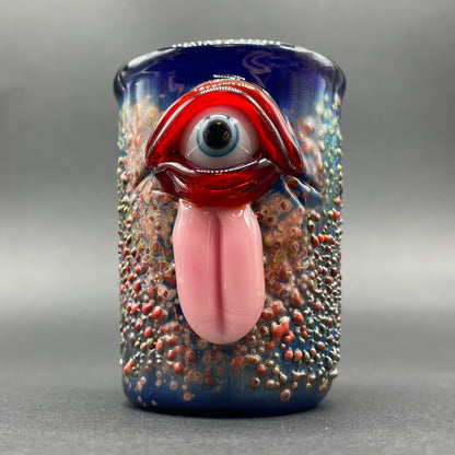 Premium Eye tongue shot glass - collectible glass art