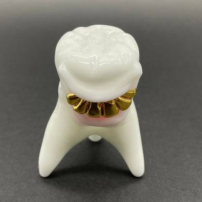 Tooth ache glass pendant glass art - premium handcrafted piece